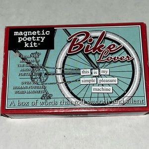 Bike Lover‎ Magnetic Poetry Kit New in Box